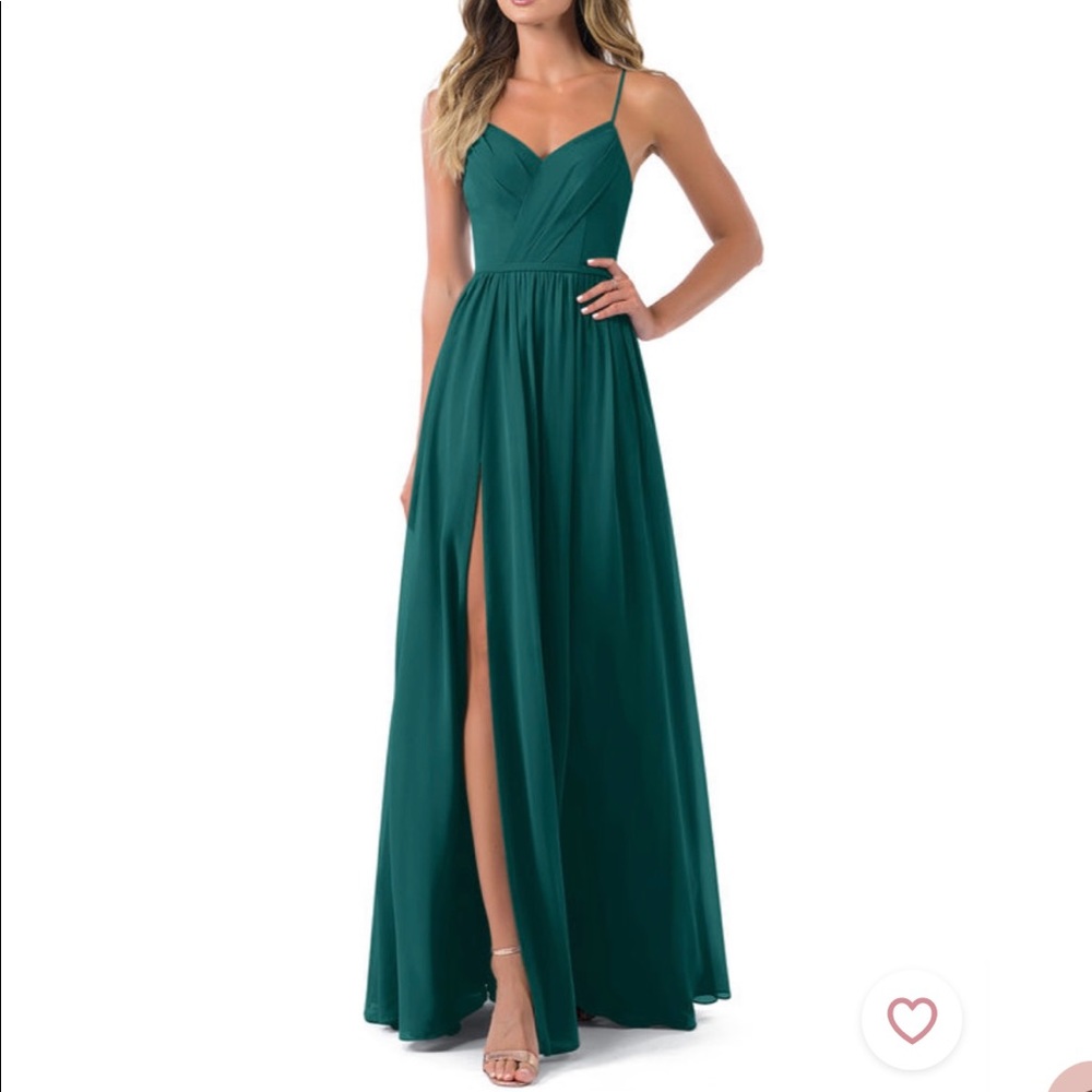 Azazie Cora Bridesmaid dress in Peacock